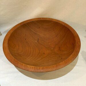 Andrew Pearce Hand Crafted Wooden Serving Bowl 10.5" D x 3.25" H